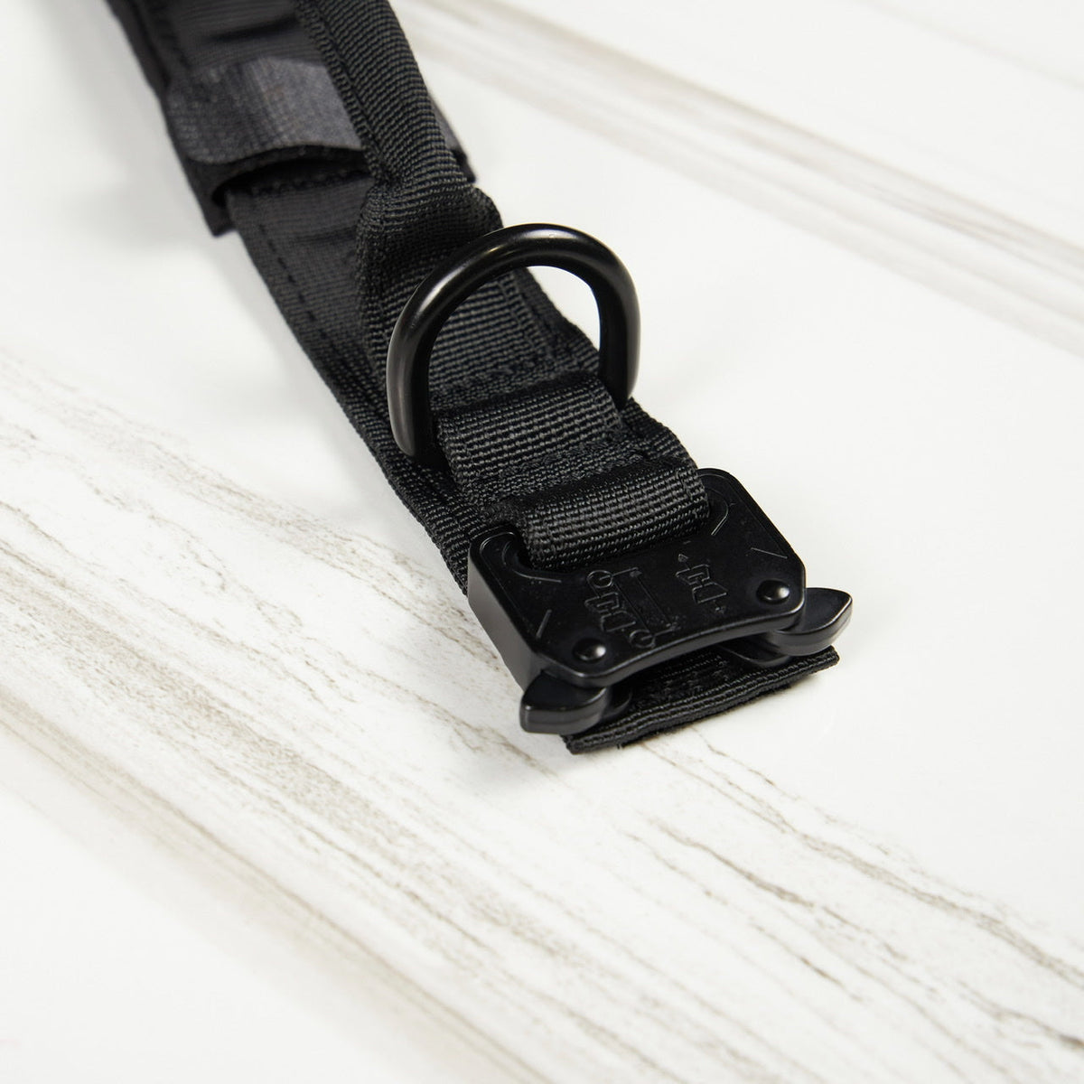 Tactical Nylon Dog Collar Black - Image 2