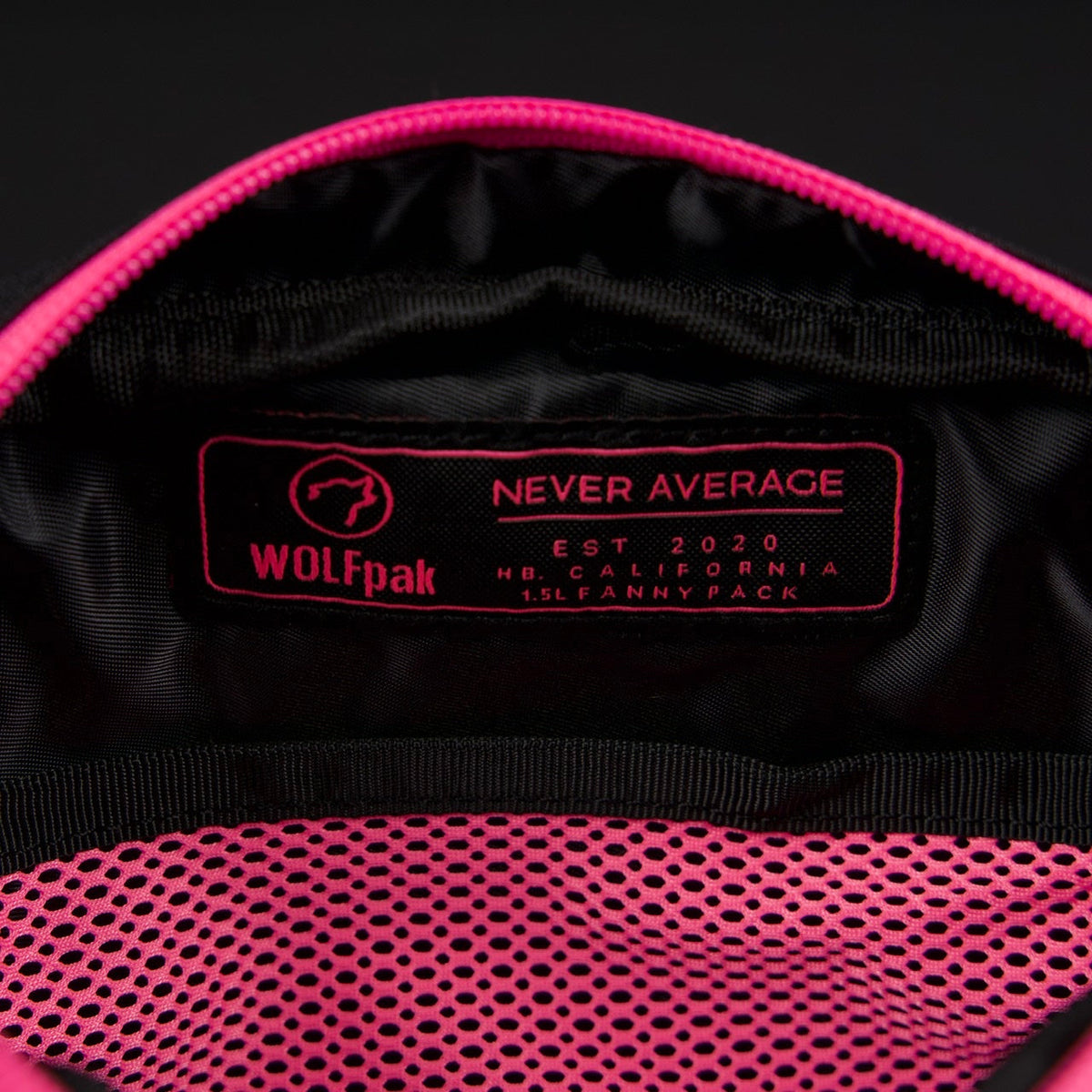 Crossbody Pack Black Neon Pink - Image 7