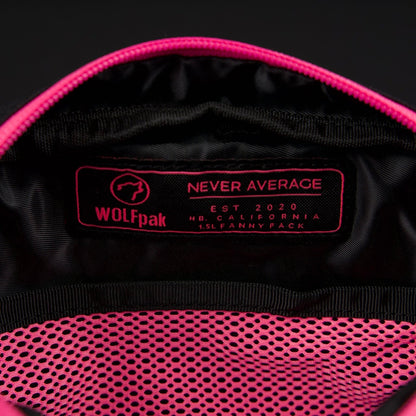 Crossbody Pack Black Neon Pink - Image 7