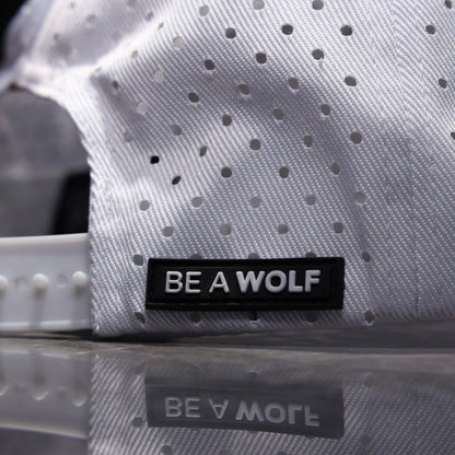 Flat Bill Snapback Hat Arctic White - Image 4