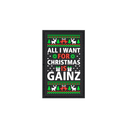 All I Want For Christmas Is Gainz Merry Christmas Patch - Image 2