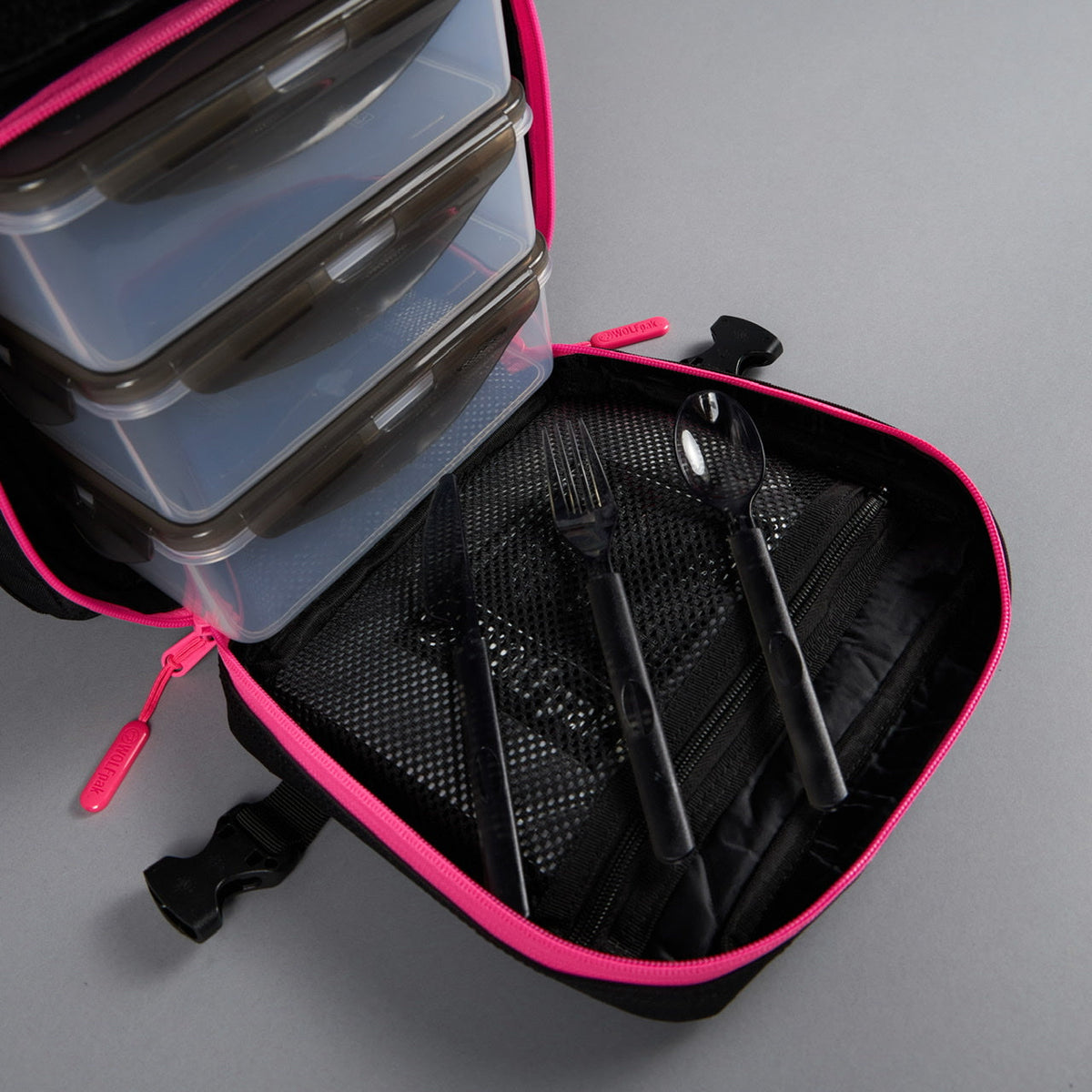 25L Black Neon Pink Meal Prep Management - Image 25