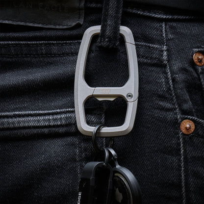 Dual Chamber Carabiner - Stonewashed Titanium - Image 4