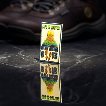 Life Is Better In My Hiking Boots Camping Patch - Image 2