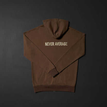 Mocha Brown Zip Up Hoodie - Image 4