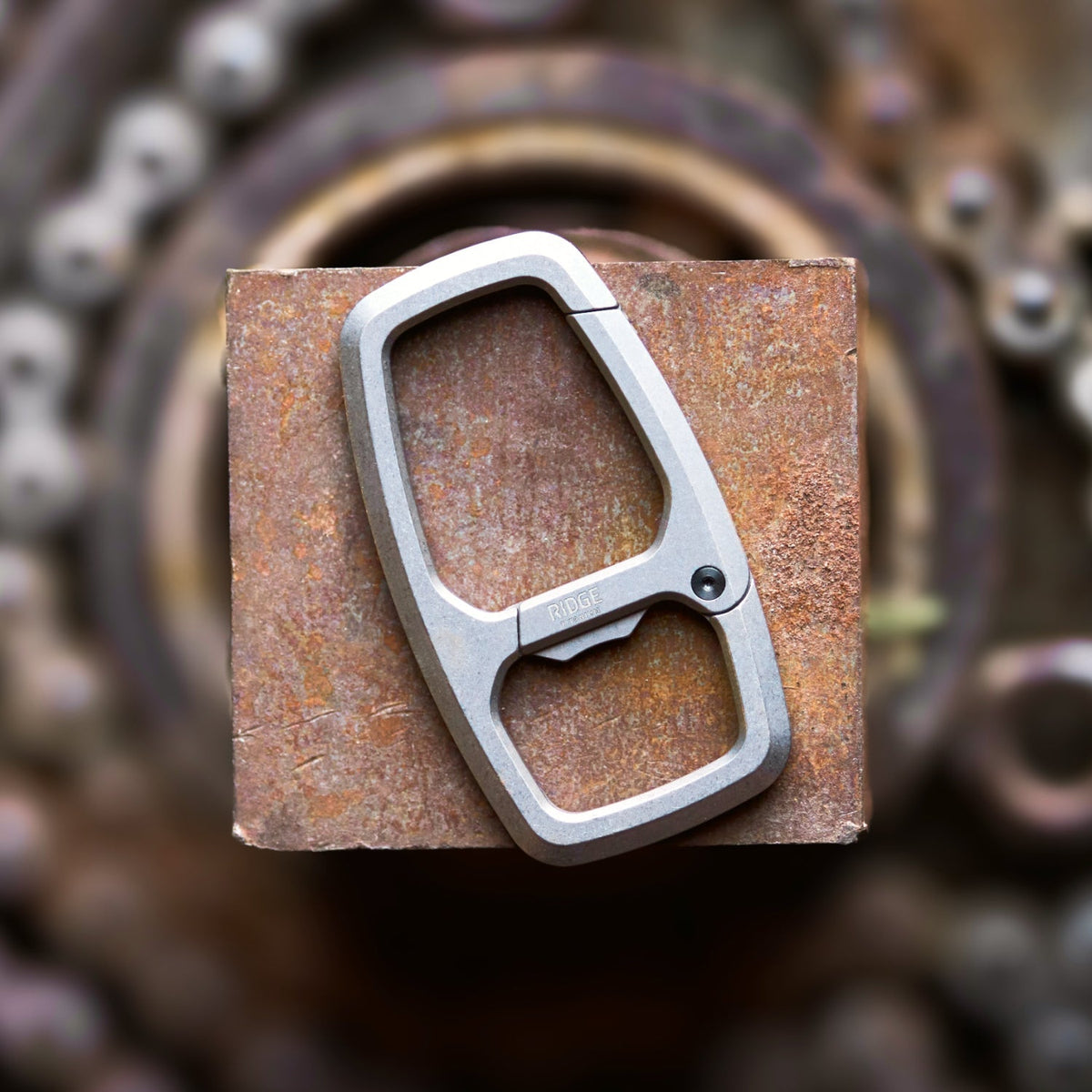 Dual Chamber Carabiner - Stonewashed Titanium - Image 9