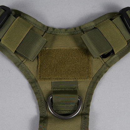 OD Green Tactical Dog Vest Harness - Image 9
