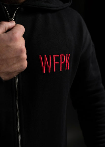 Alpha Black Savage Red Zip Up Hoodie - Image 7