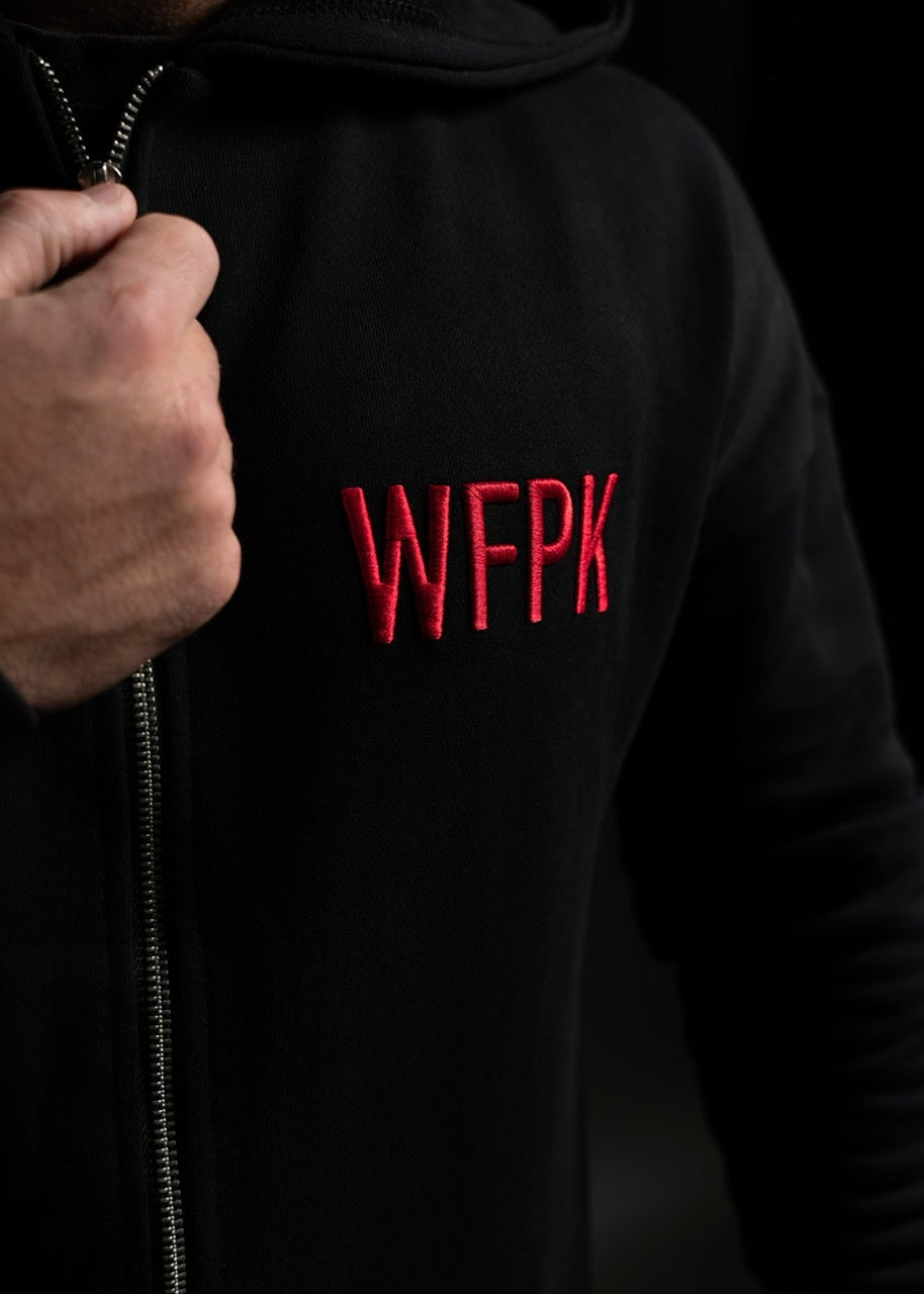 Alpha Black Savage Red Zip Up Hoodie (SALE) - Image 7