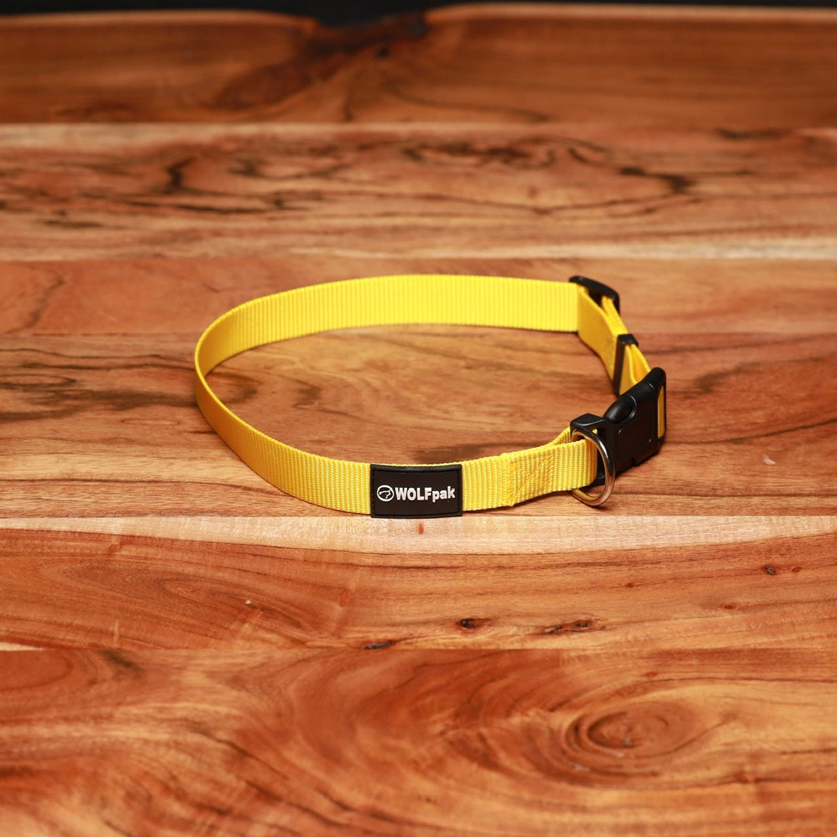 Adjustable Nylon Dog Collar Sunkiss Yellow