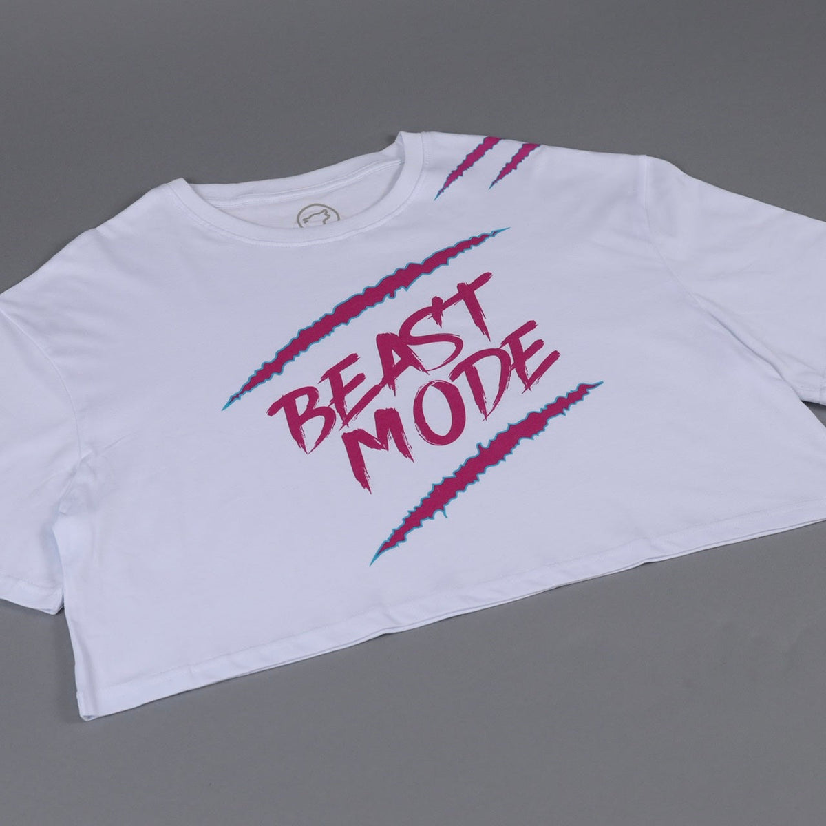 Beastmode Pink Cropped Tee - Image 3