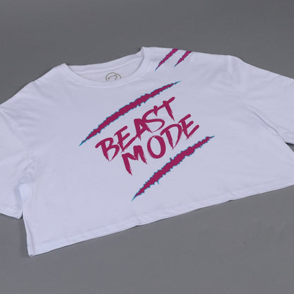 Beastmode Pink Cropped Tee - Image 3
