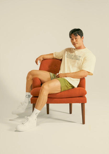 Men's Varsity Tee Cream (SALE) - Image 5