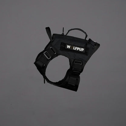 Alpha Black Tactical Dog Vest Harness - Image 7