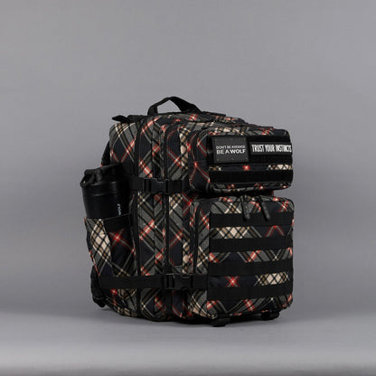 35L Backpack Fashion Cross Pattern - Image 6