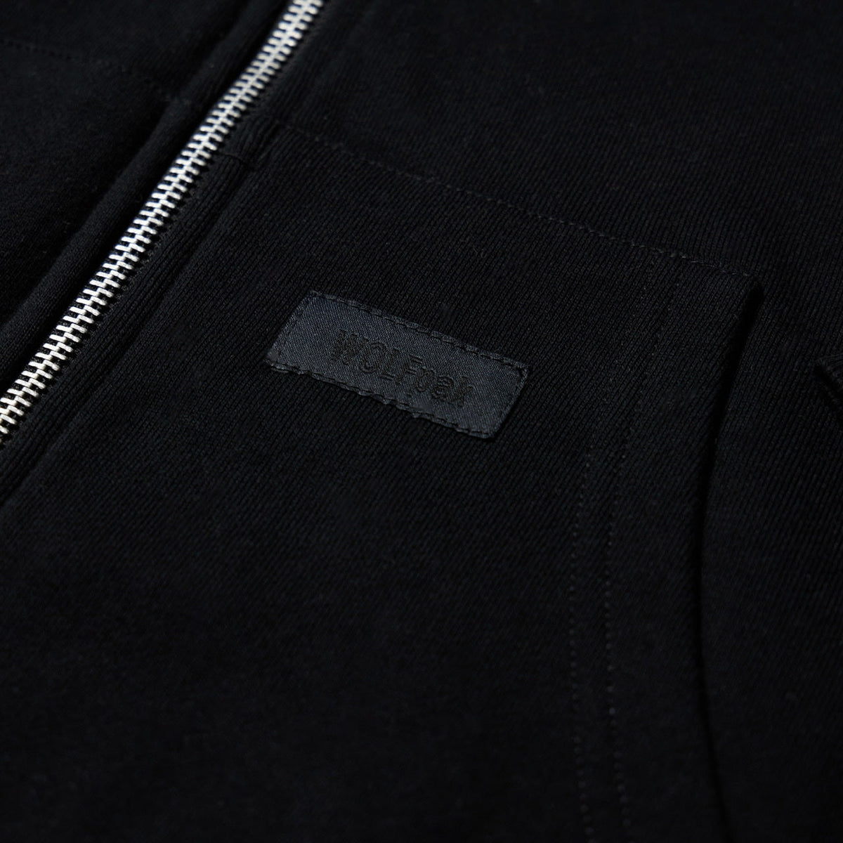 Alpha Black Zip Up Hoodie - Image 6