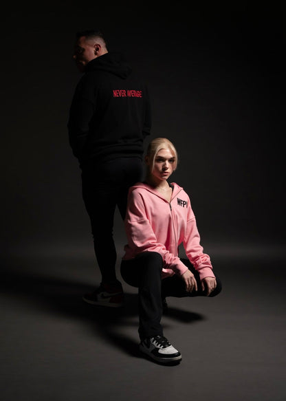 Alpha Black Savage Red Zip Up Hoodie (SALE) - Image 6