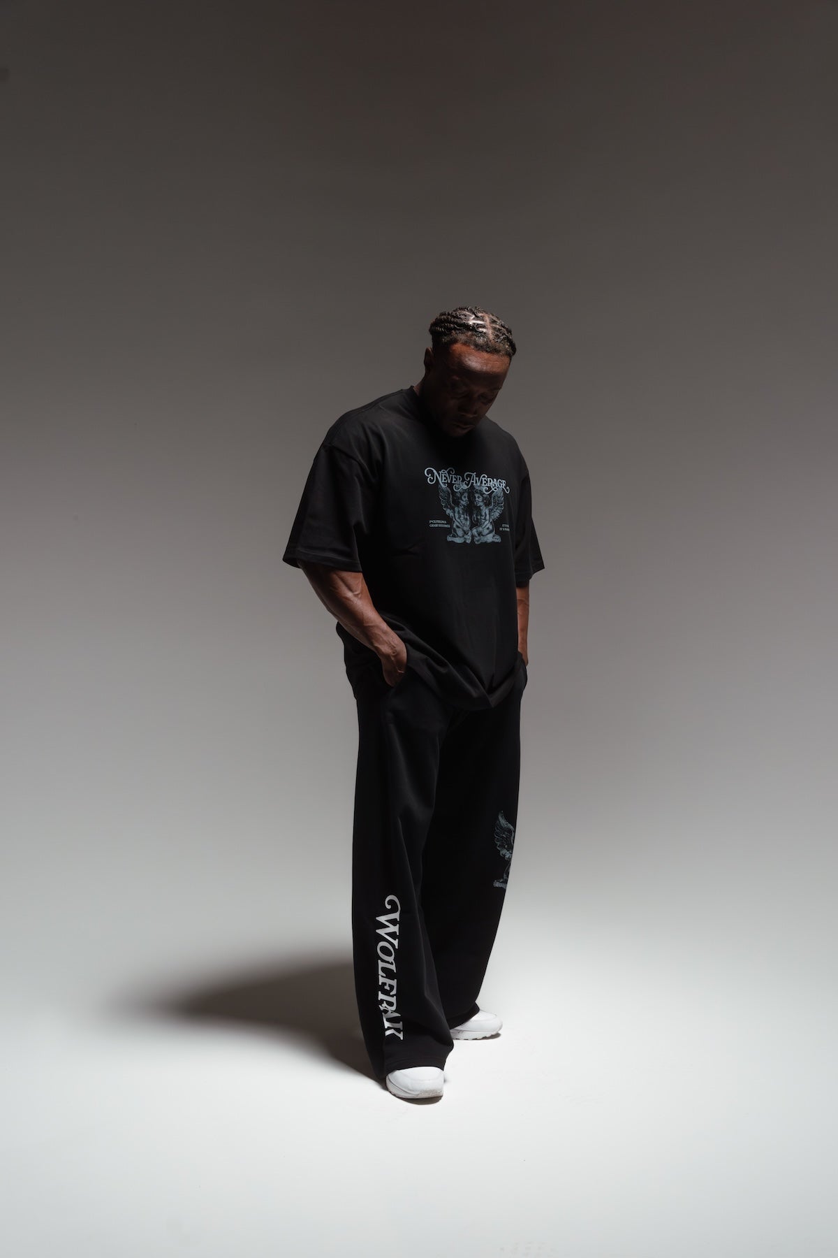 Angels Wide Leg Sweat Pants - Image 3