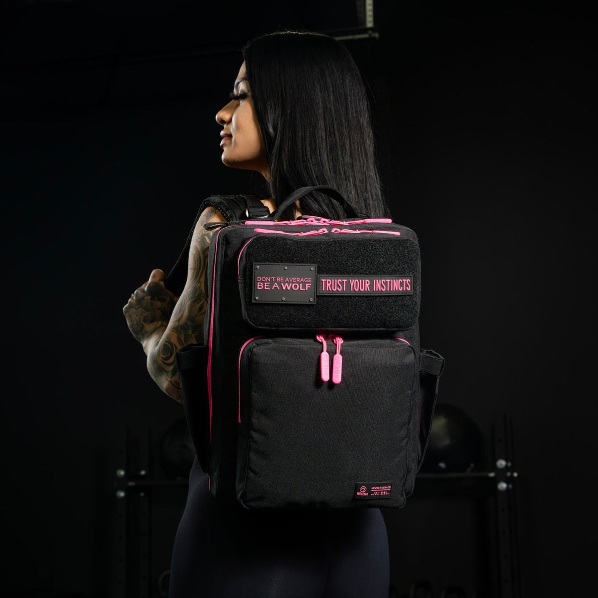 15L Backpack Black Neon Pink - Image 7