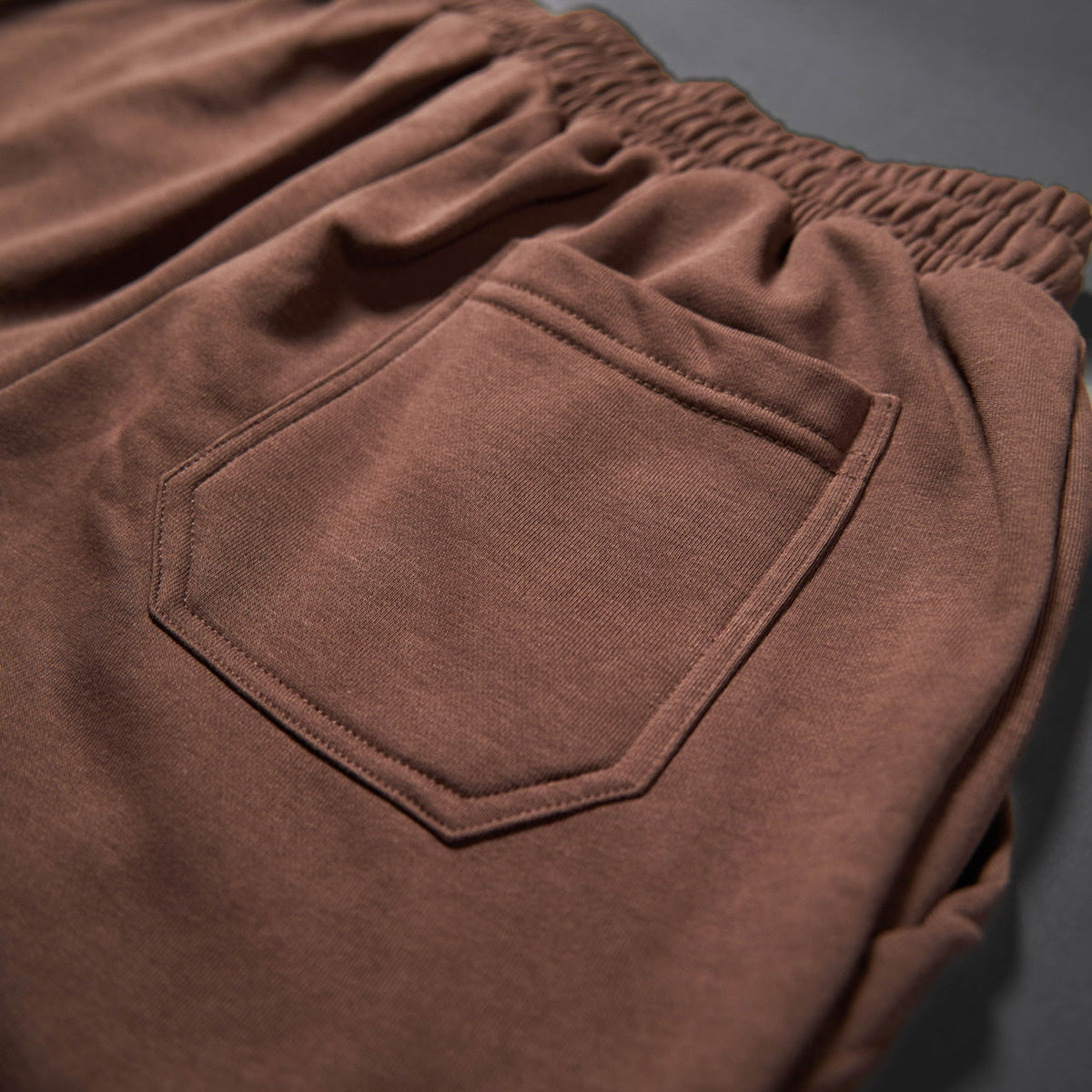 Men's Varsity Shorts Mocha Brown - Image 10