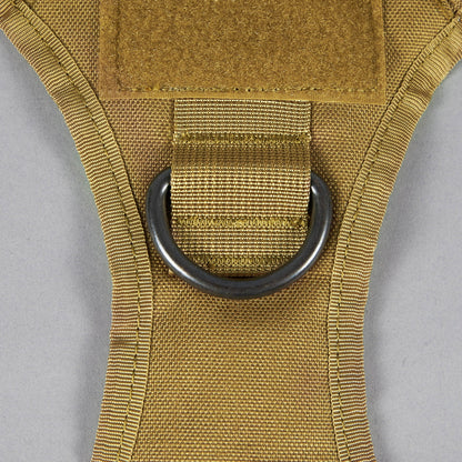 Khaki Tactical Dog Vest Harness - Image 14