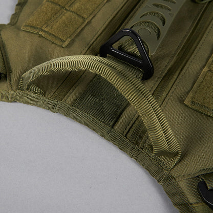 OD Green Tactical Dog Vest Harness - Image 18