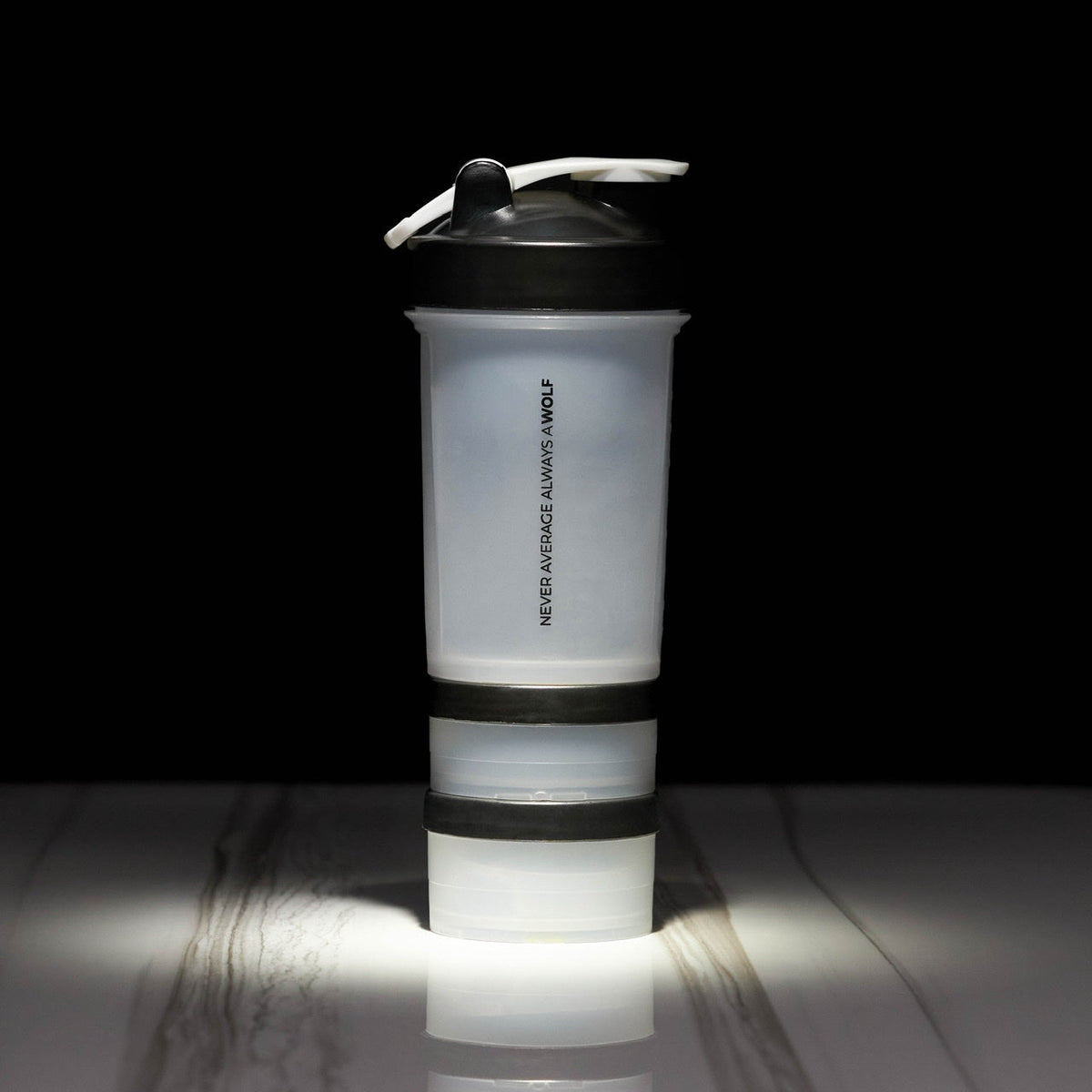 Shaker Bottle With Storage Compartments - Image 2