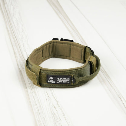 Tactical Nylon Dog Collar Green - Image 7