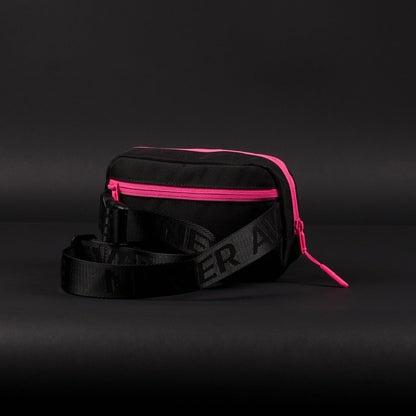 Crossbody Pack Black Neon Pink - Image 2
