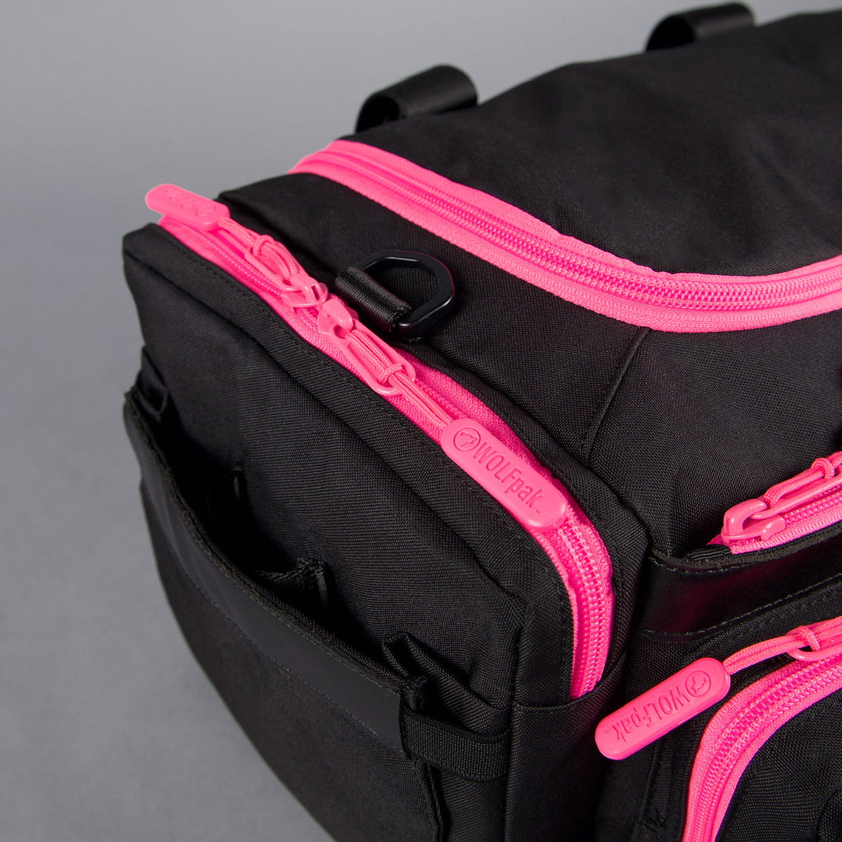 20L Mini Duffle Bag Black Neon Pink - Image 15