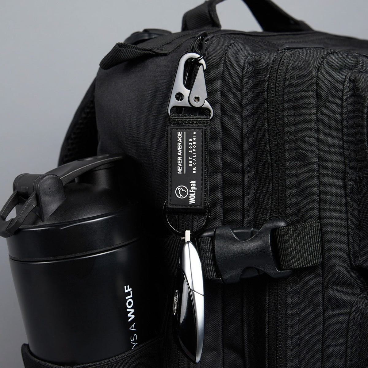 Multi-Functional Nylon Key Chain Alpha Black - Image 5
