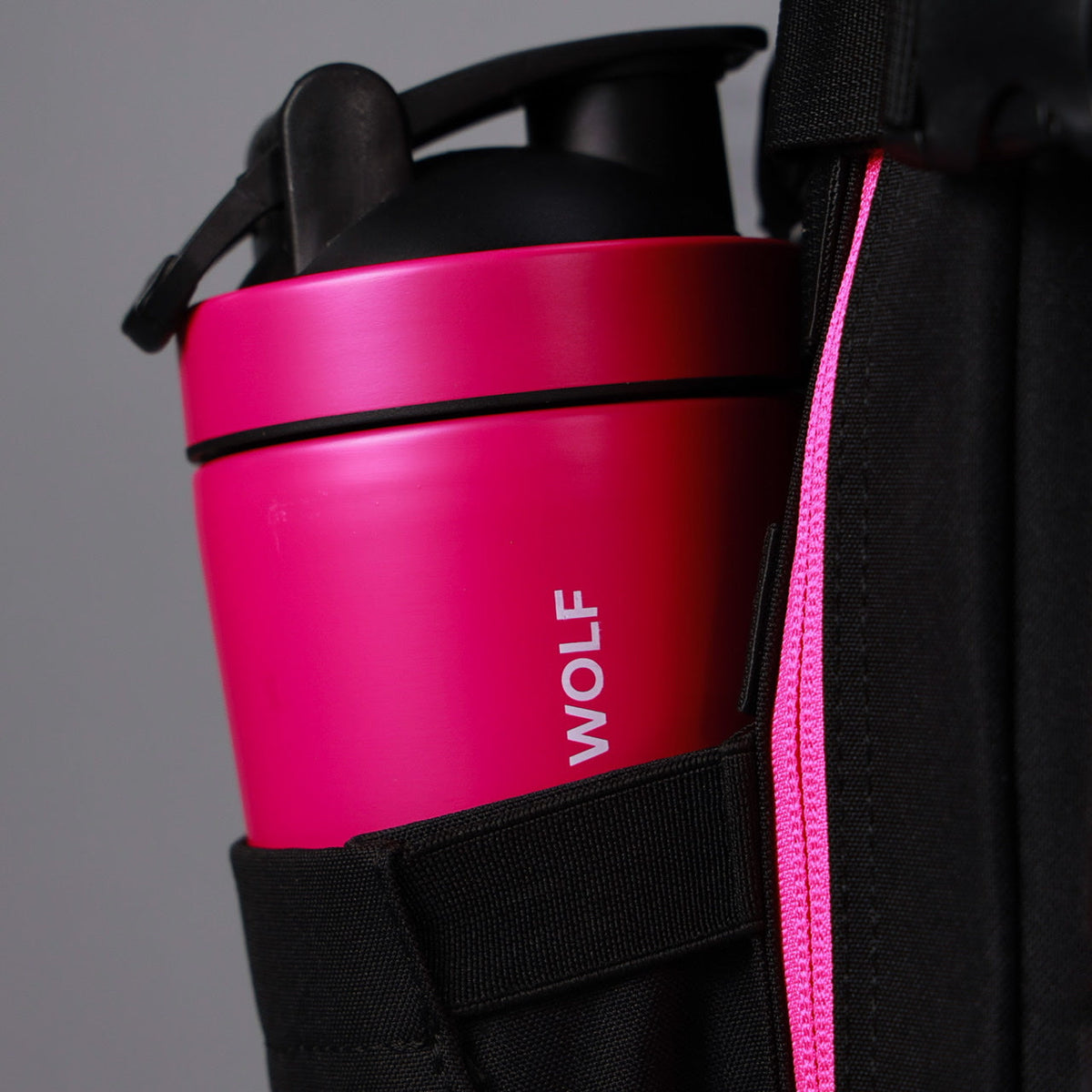 45L Backpack Black Neon Pink - Image 11