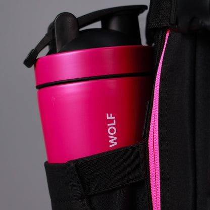 45L Backpack Black Neon Pink - Image 11