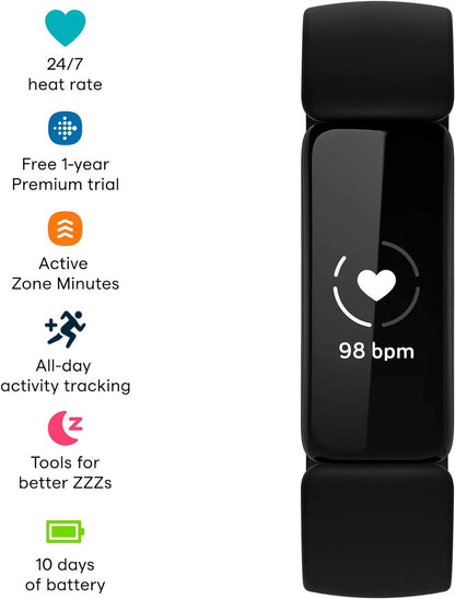 Fitbit - Inspire 2 Fitness Tracker - Black - FB418BKBK - Image 10