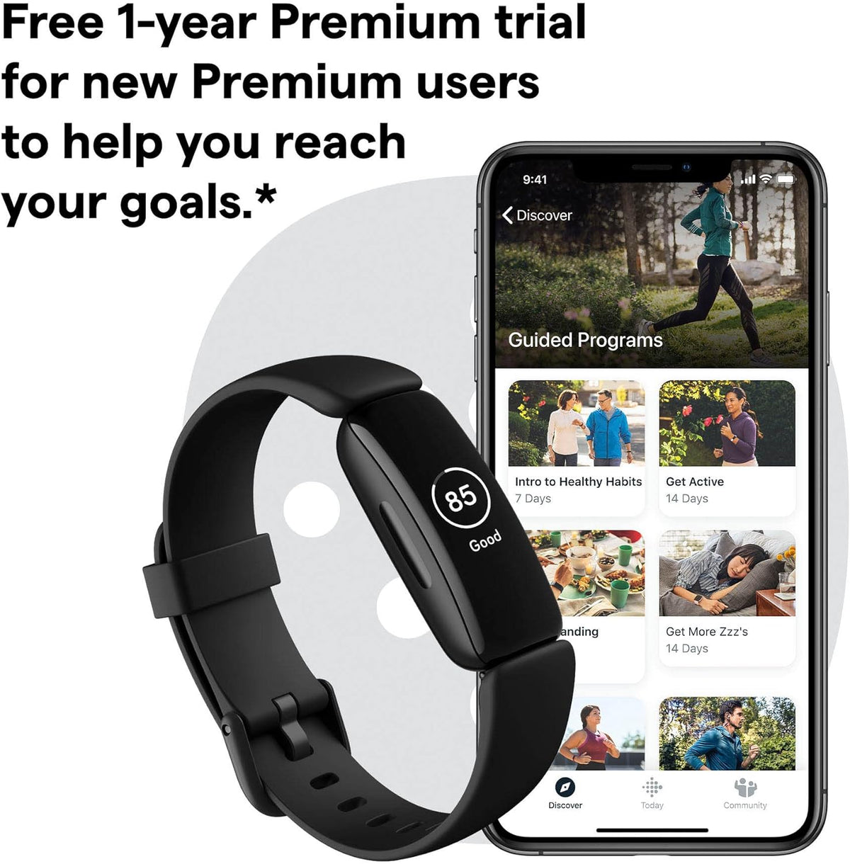 Fitbit - Inspire 2 Fitness Tracker - Black - FB418BKBK - Image 8