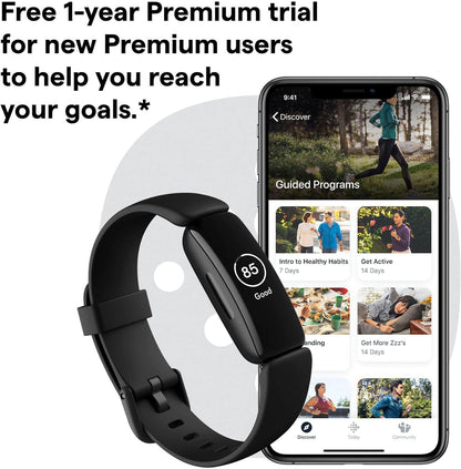 Fitbit - Inspire 2 Fitness Tracker - Black - FB418BKBK - Image 8