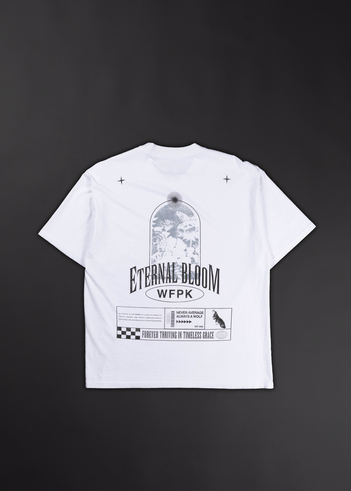 Eternal Bloom Graphic T-Shirt Bundle White - Image 5