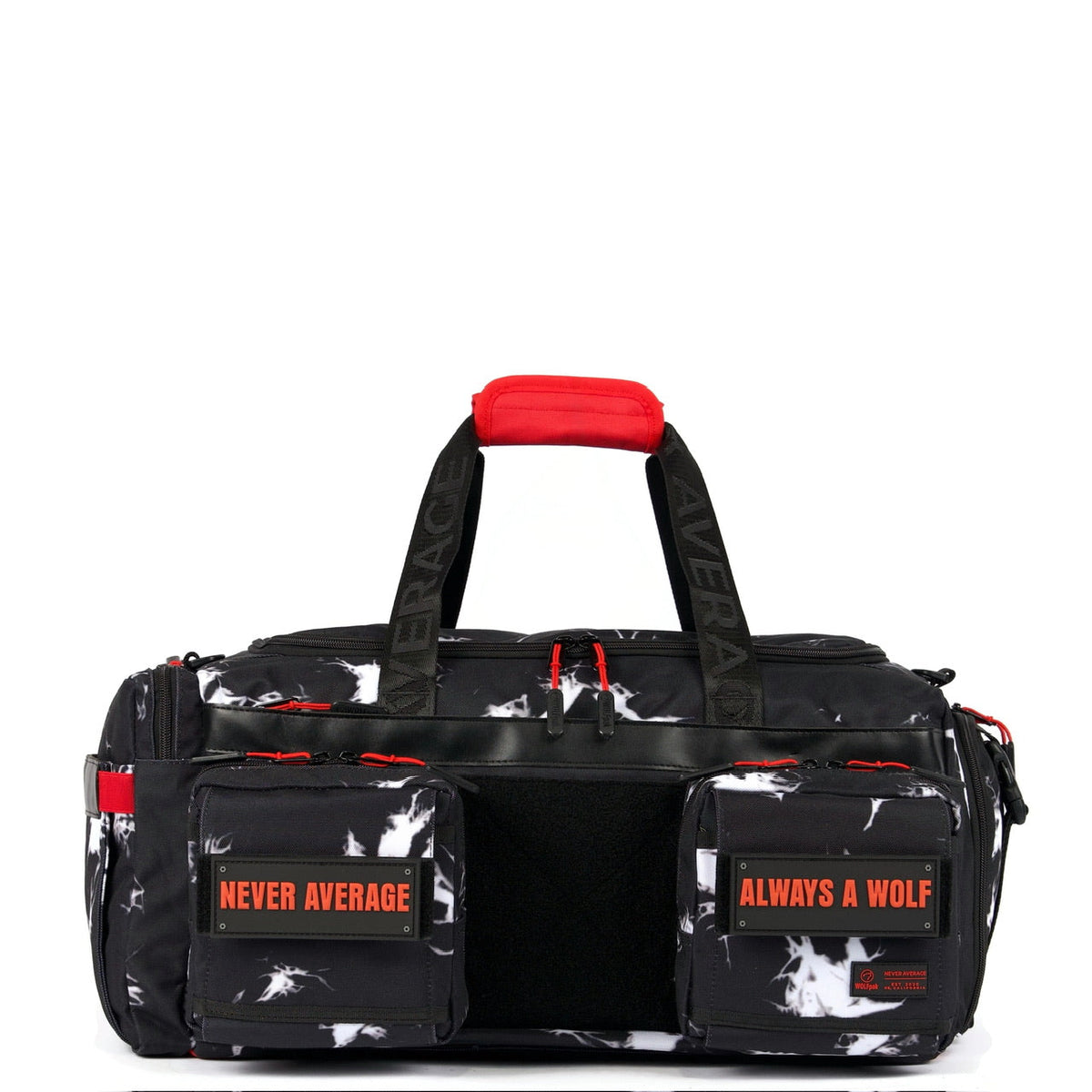 40L Ultimate Duffle Bag Black Lightning Immortal Red - Image 2