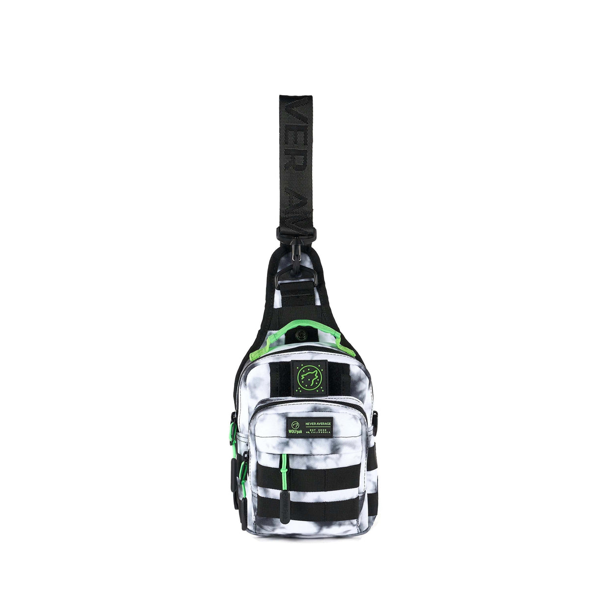 4L Mini Tactical Sling Bag Graffiti Green - Image 2