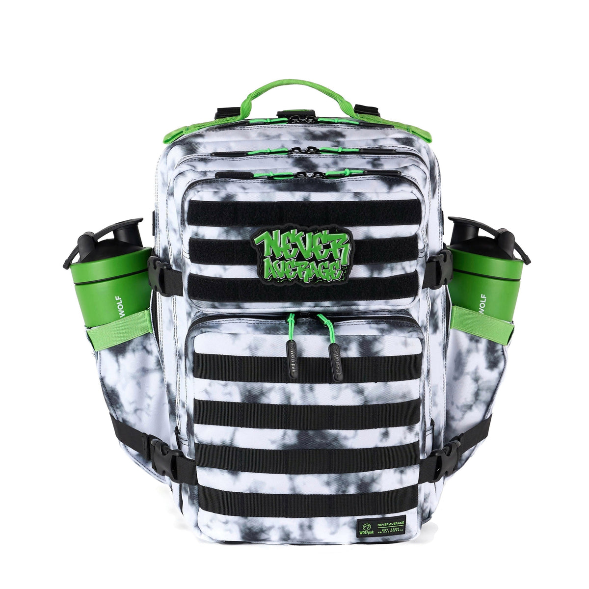35L Backpack Graffiti Green - Image 2