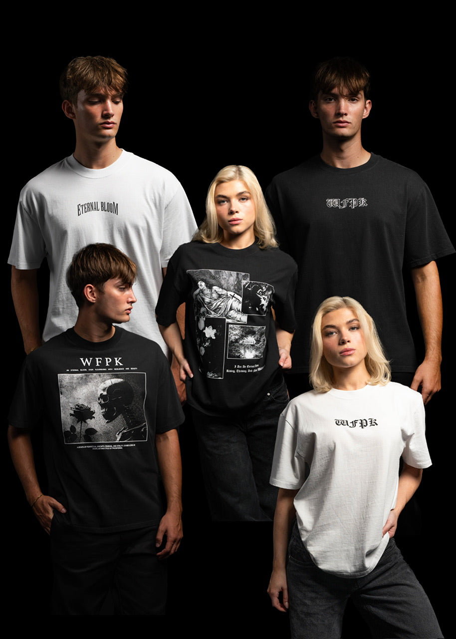 Eternal Bloom Graphic T-Shirt Bundle White - Image 2