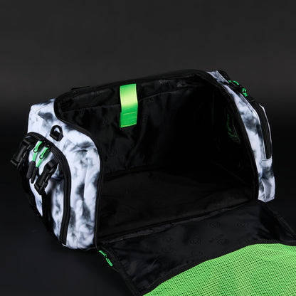 30L Perfect Duffle Bag Graffiti Green - Image 24