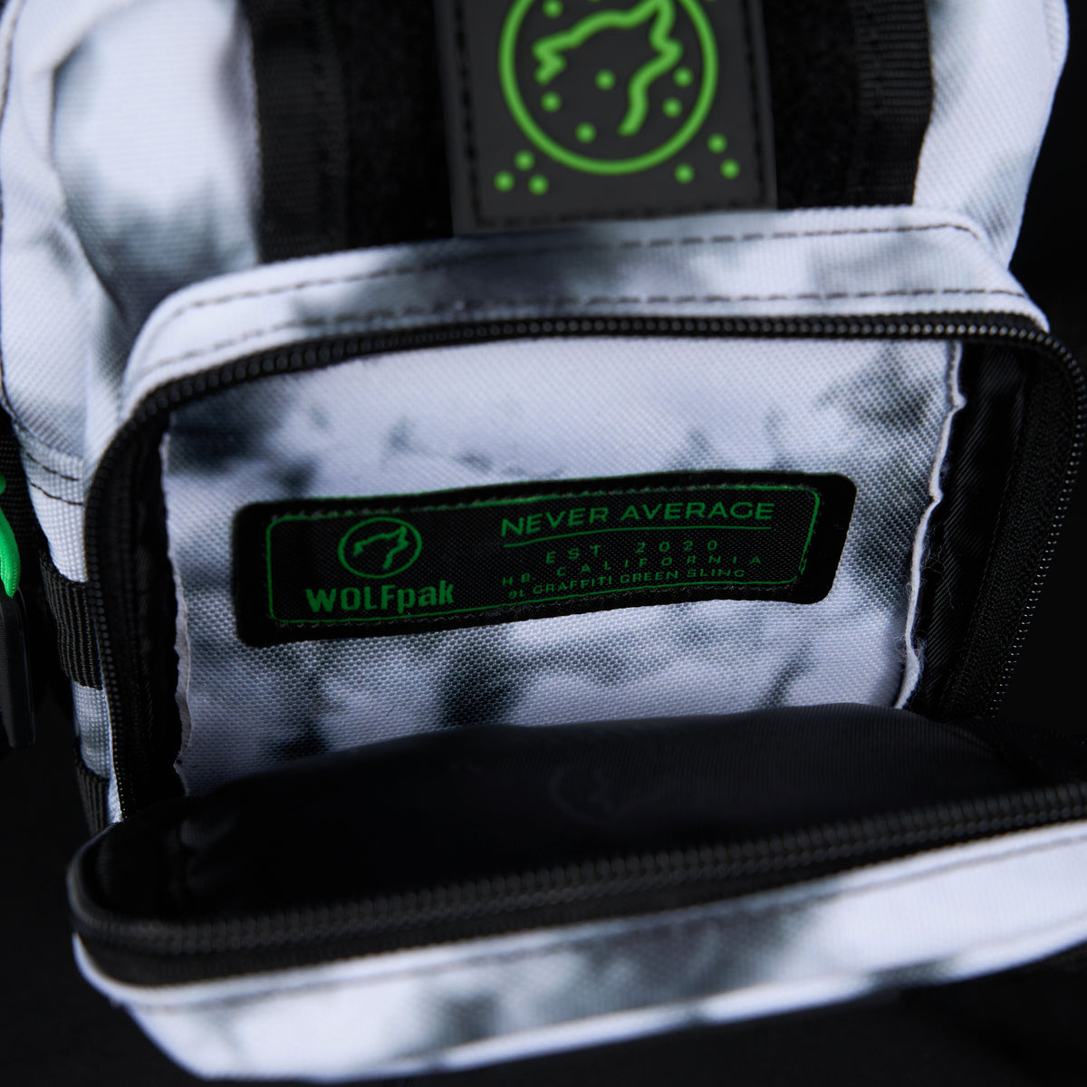 4L Mini Tactical Sling Bag Graffiti Green - Image 18