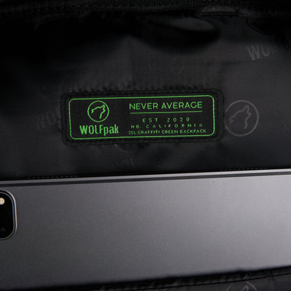 35L Backpack Graffiti Green - Image 21