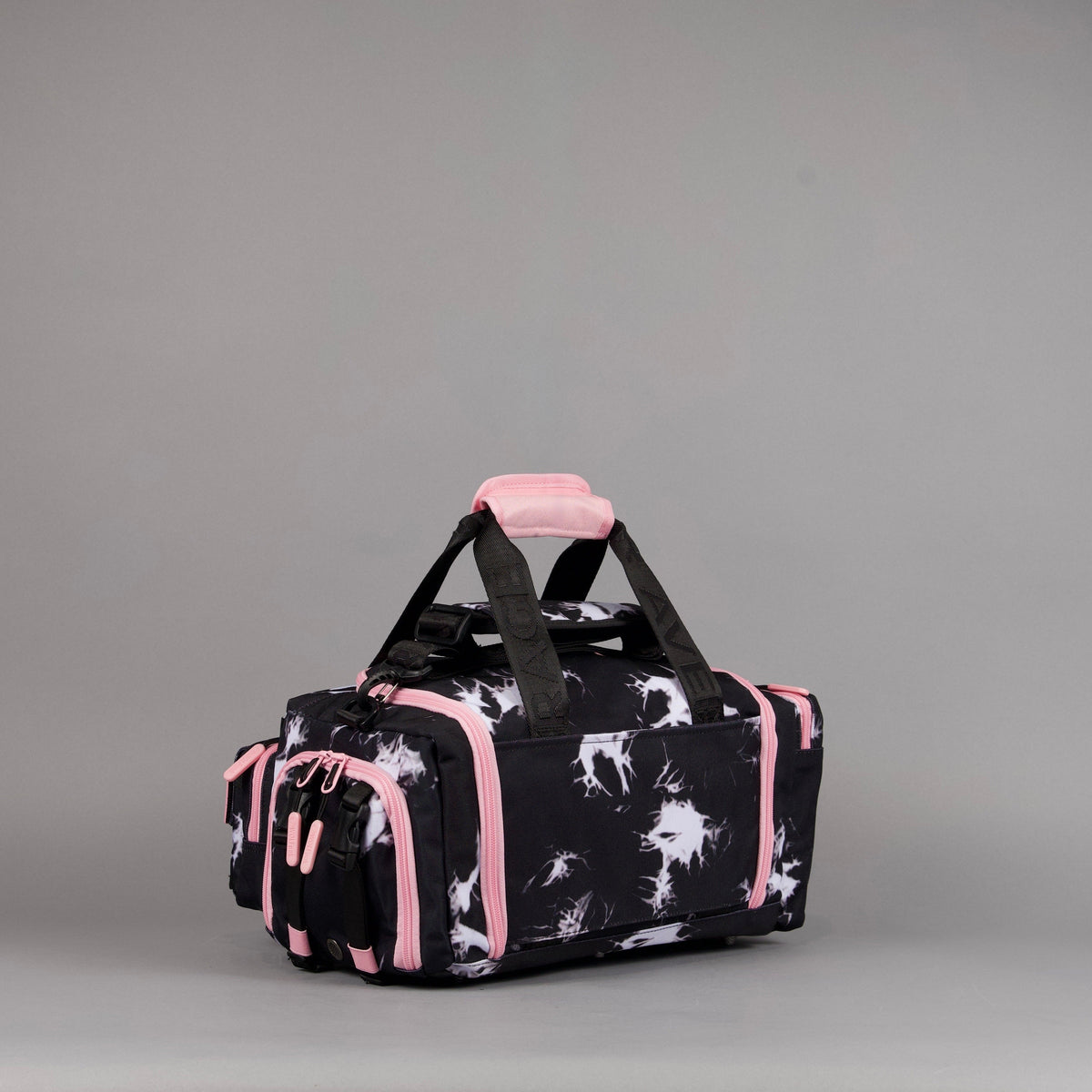 20L Mini Duffle Bag Black Lightning Knockout Pink - Image 8