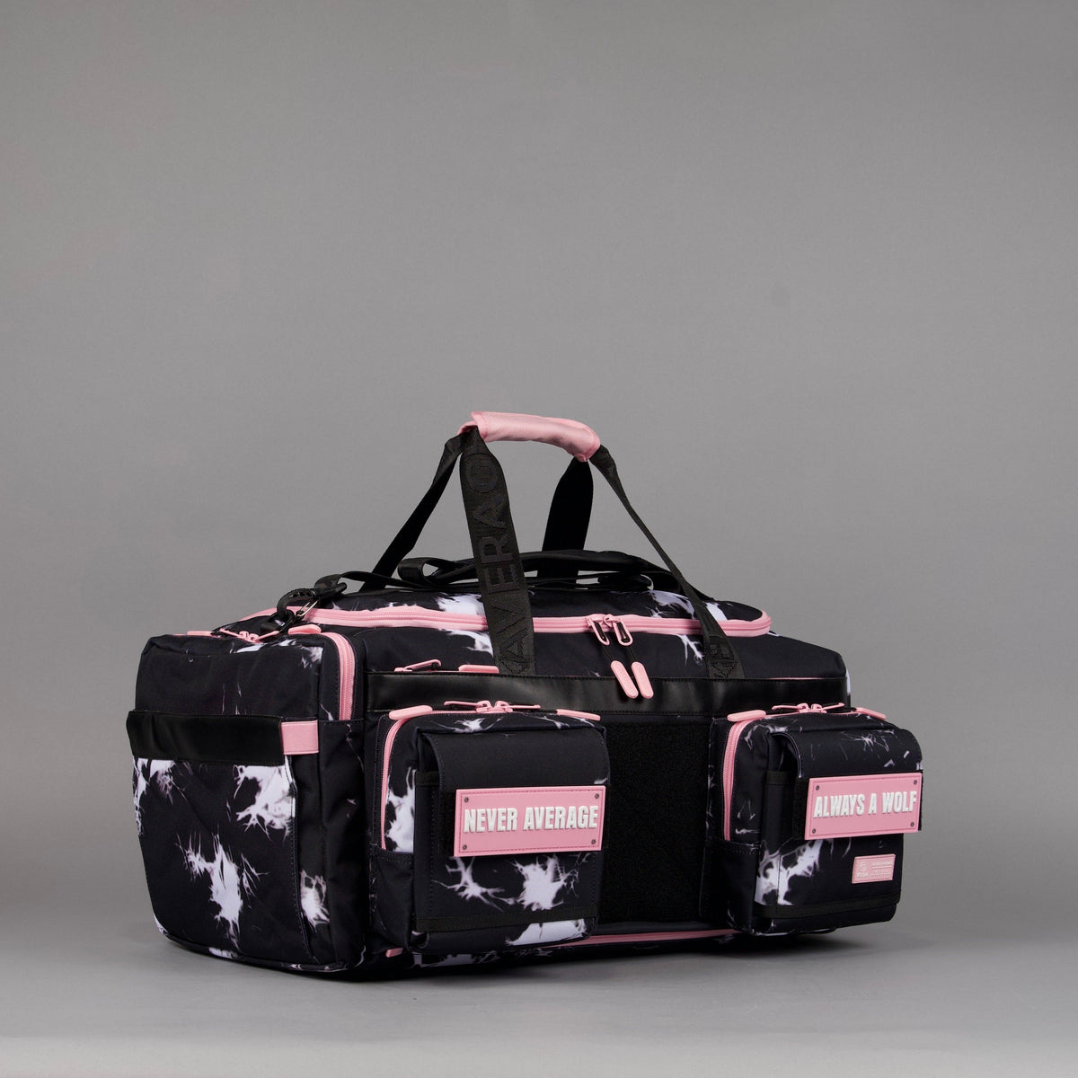 40L Ultimate Duffle Bag Black Lightning Knockout Pink - Image 5