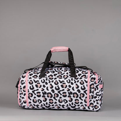 40L Ultimate Duffle Bag Leopard Pink Zip (SALE) - Image 6