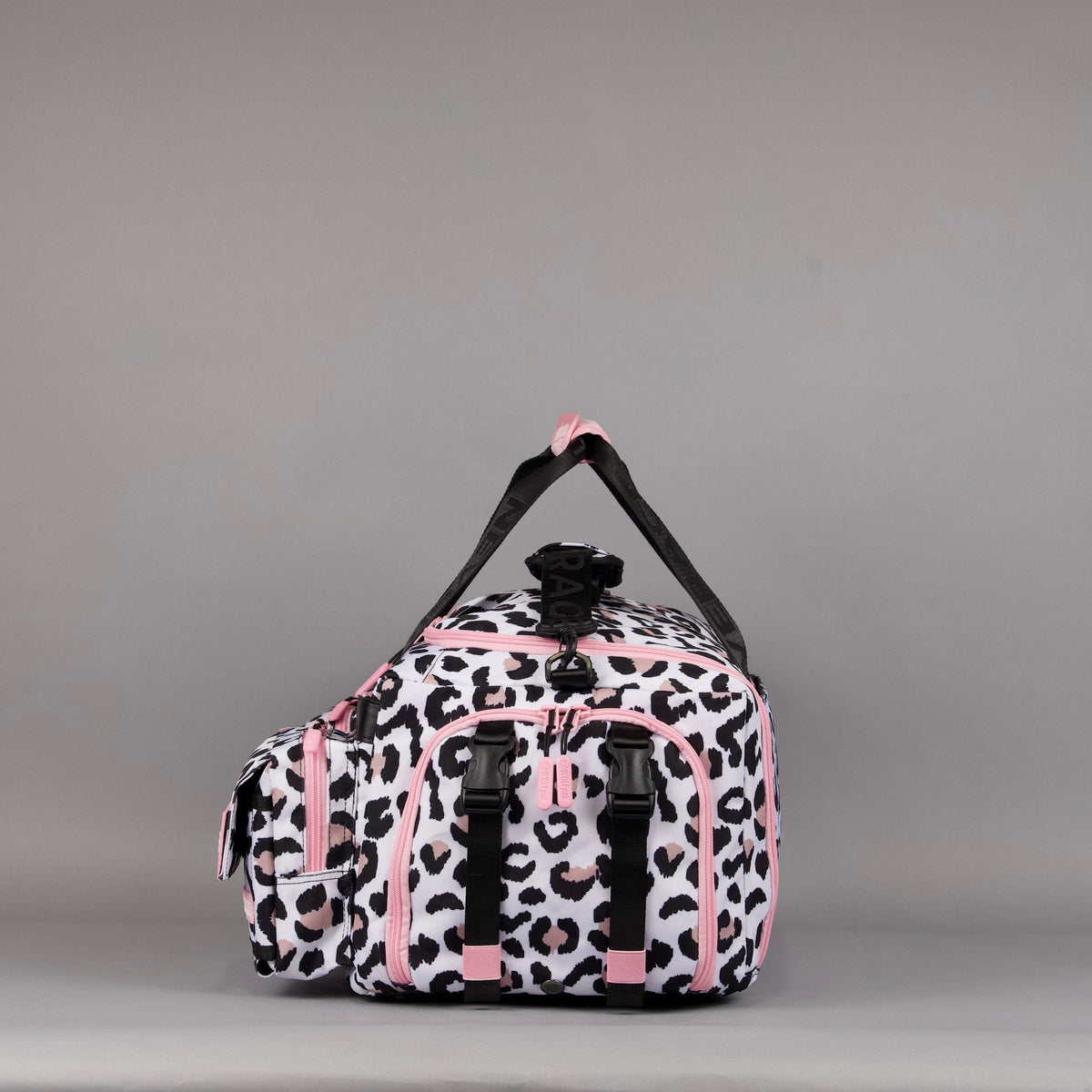40L Ultimate Duffle Bag Leopard Pink Zip (SALE) - Image 8