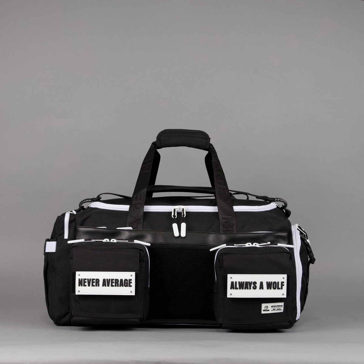 40L Ultimate Duffle Bag Alpha Black White Accents - Image 3