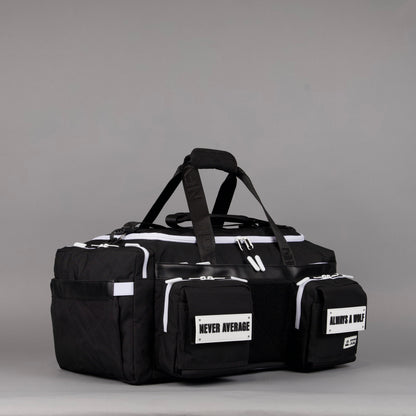 40L Ultimate Duffle Bag Alpha Black White Accents - Image 4